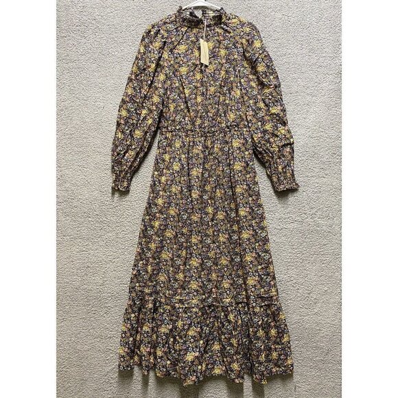 Universal Thread Dresses & Skirts - Universal Thread Women's Dress S Maxi Floral Print Multi Color Long Sleeve New